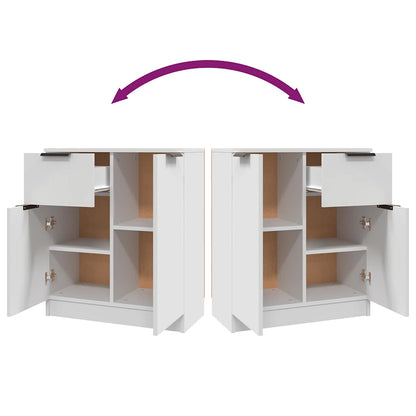 Sideboard White 60x30x70 cm Engineered Wood