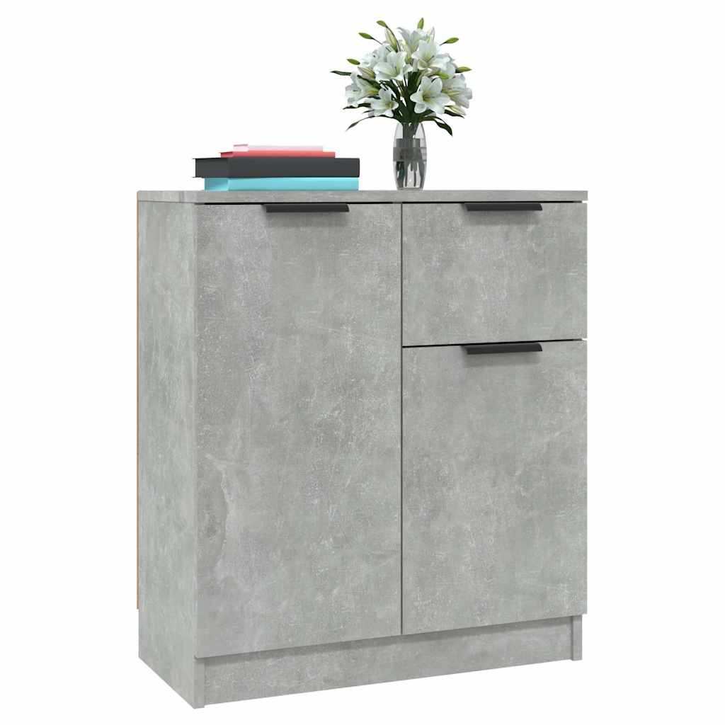 Sideboard Concrete Grey 60x30x70 cm Engineered Wood