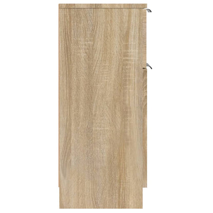 Sideboard Sonoma Oak 30x30x70 cm Engineered Wood