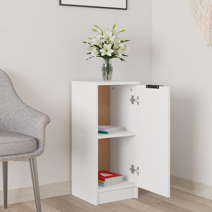 Sideboard White 30x30x70 cm Engineered Wood