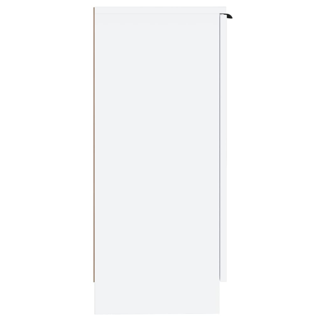 Sideboard White 30x30x70 cm Engineered Wood