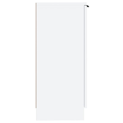 Sideboard White 30x30x70 cm Engineered Wood