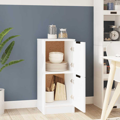 Sideboard White 30x30x70 cm Engineered Wood