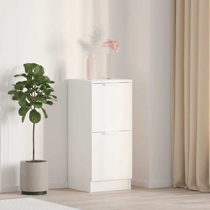 Sideboard White 30x30x70 cm Engineered Wood