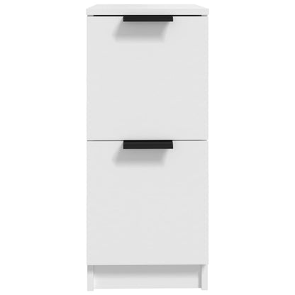 Sideboards 2 pcs White 30x30x70 cm Engineered Wood