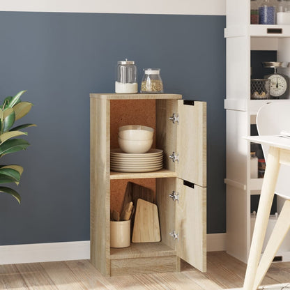 Sideboard Sonoma Oak 30x30x70 cm Engineered Wood