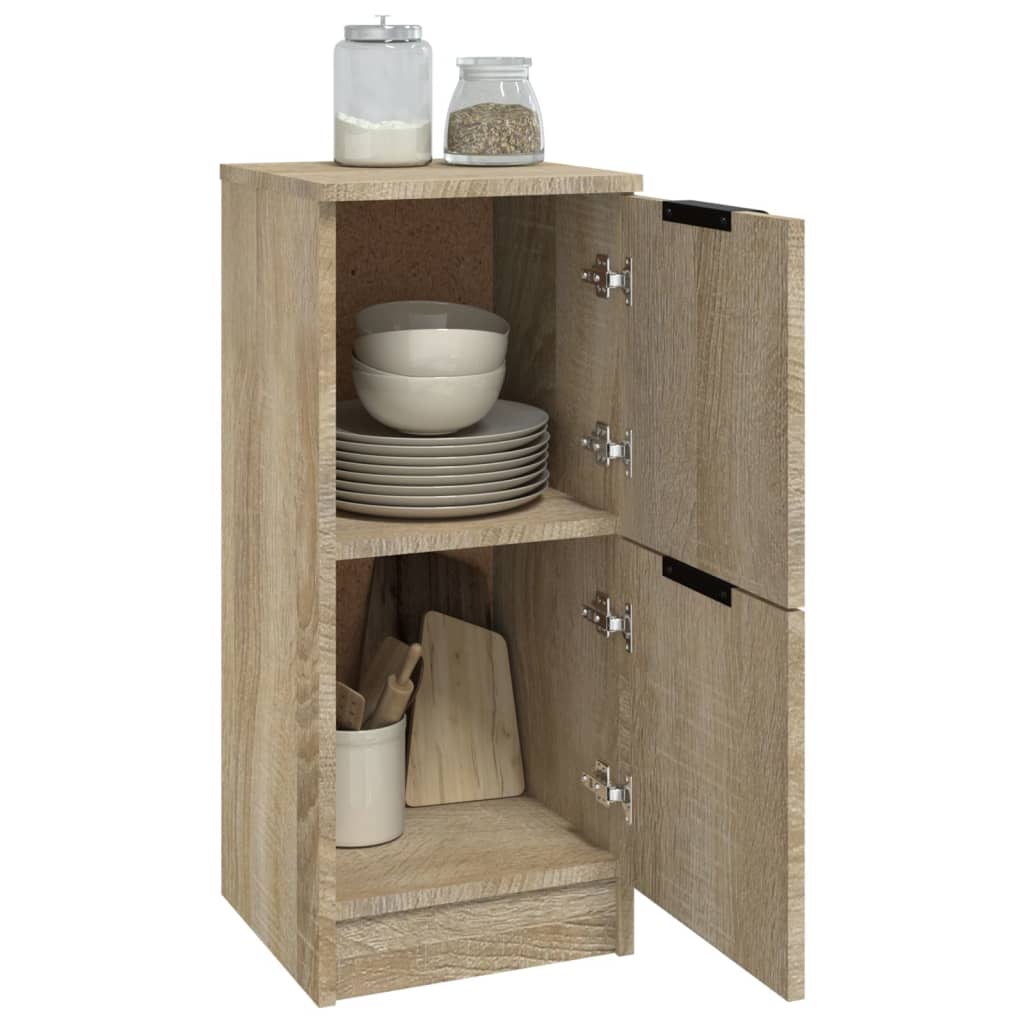 Sideboard Sonoma Oak 30x30x70 cm Engineered Wood