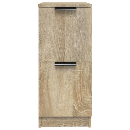 Sideboard Sonoma Oak 30x30x70 cm Engineered Wood