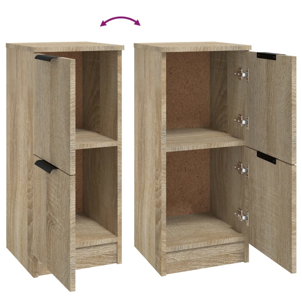 Sideboard Sonoma Oak 30x30x70 cm Engineered Wood