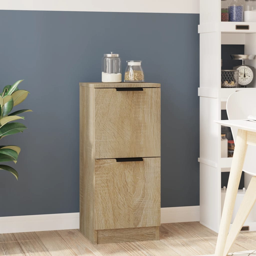 Sideboard Sonoma Oak 30x30x70 cm Engineered Wood