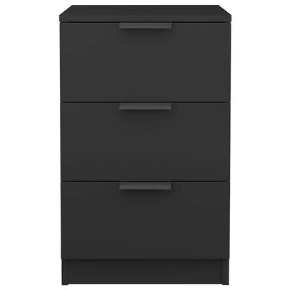 Bedside Cabinets 2 pcs Black 40x36x65 cm