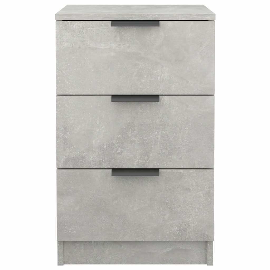 Bedside Cabinets 2 pcs Concrete Grey 40x36x65 cm