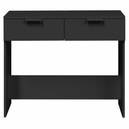 Console Table Black 90x36x75 cm Engineered Wood