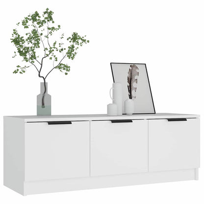 TV Cabinet White 102x35x36,5 cm Engineered Wood