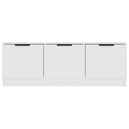 TV Cabinet White 102x35x36,5 cm Engineered Wood