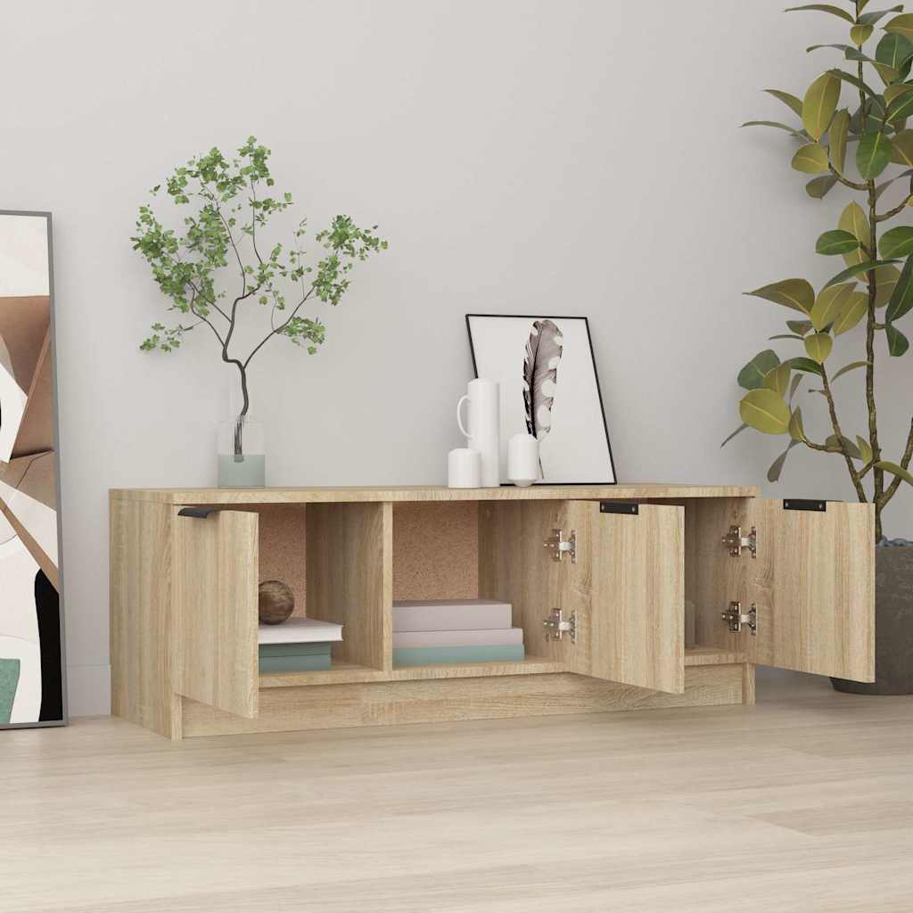 TV Cabinet Sonoma Oak 102x35x36,5 cm Engineered Wood