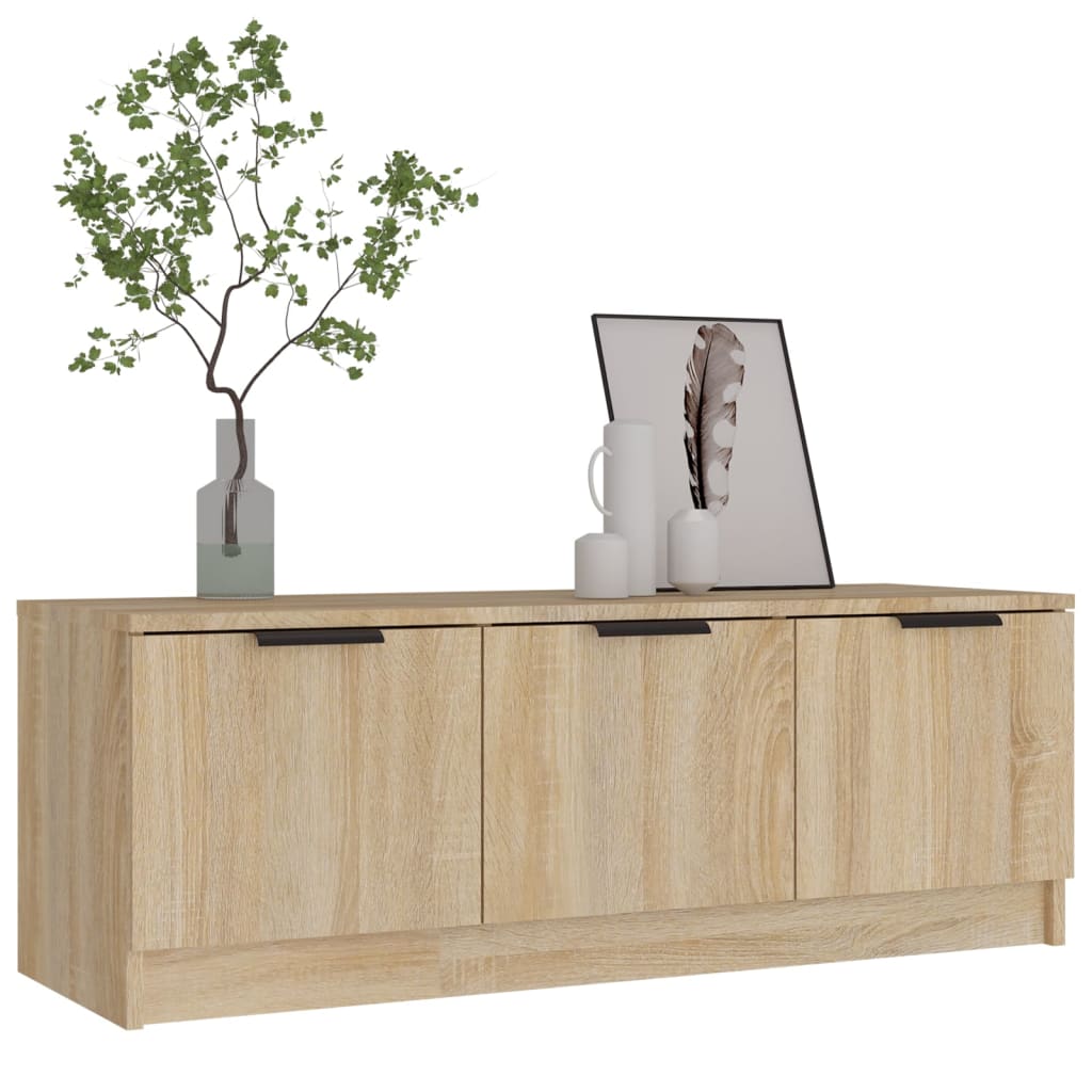TV Cabinet Sonoma Oak 102x35x36.5 cm Engineered Wood