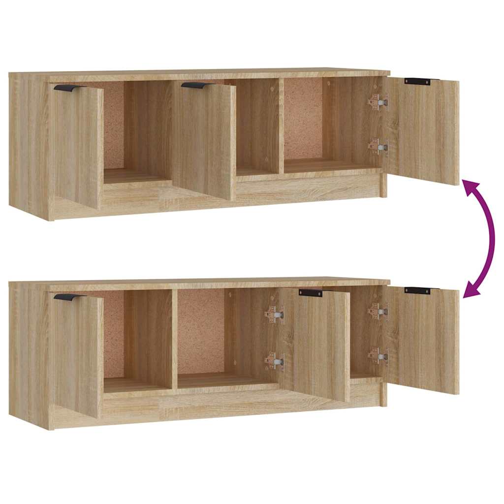 TV Cabinet Sonoma Oak 102x35x36,5 cm Engineered Wood