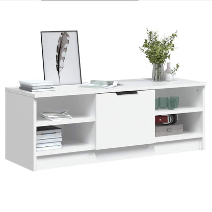 TV Cabinet White 102x35,5x36,5 cm Engineered Wood