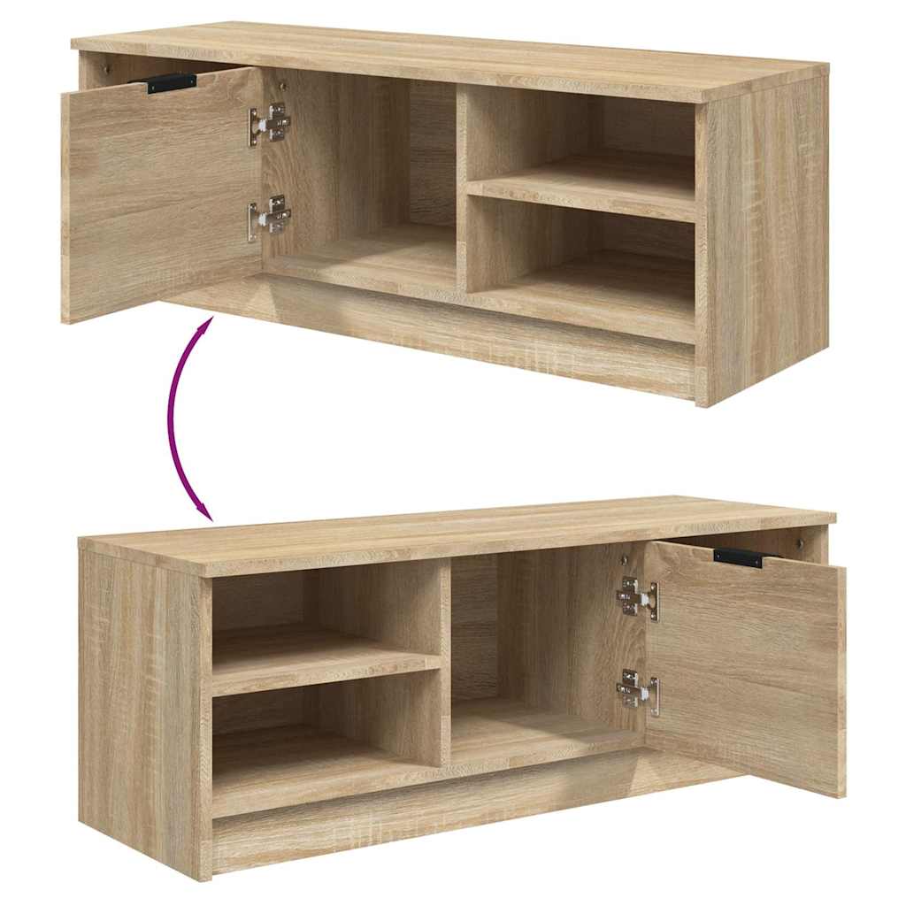 TV Cabinet Sonoma Oak 102x35,5x36,5 cm Engineered Wood