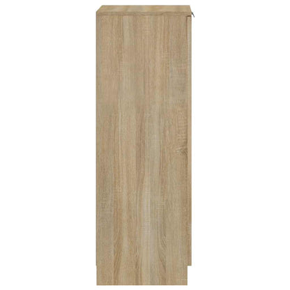 Shoe Cabinet Sonoma Oak 30x35x100 cm Engineered Wood