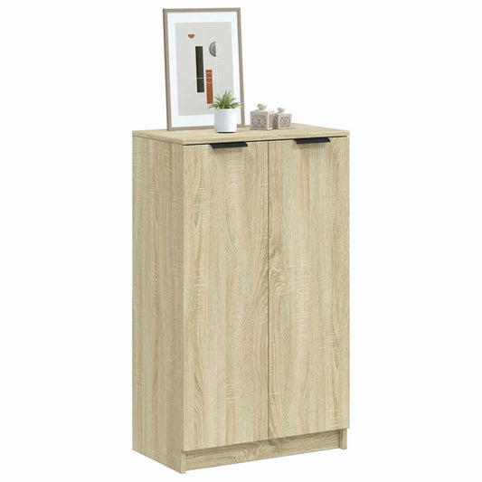 Shoe Cabinet Sonoma Oak 59x35x100,5 cm Engineered Wood