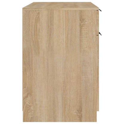 Desk Sonoma Oak 100x50x75 cm Engineered Wood