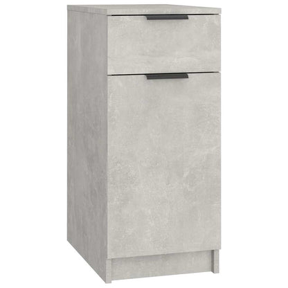 Desk Cabinet Concrete Grey 33,5x50x75 cm Engineered Wood