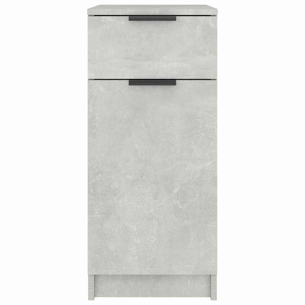 Desk Cabinet Concrete Grey 33,5x50x75 cm Engineered Wood