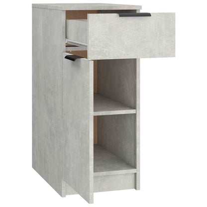 Desk Cabinet Concrete Grey 33,5x50x75 cm Engineered Wood