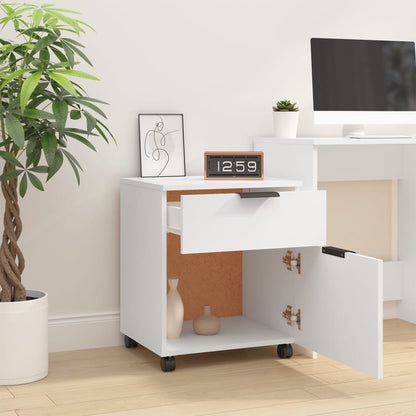 File Cabinet | White | Engineered wood | Medium | File Cabinet