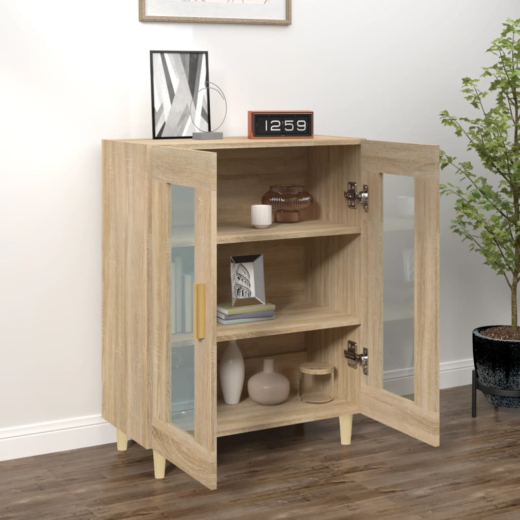 Sideboard Sonoma Oak 69.5x34x90 cm Engineered Wood