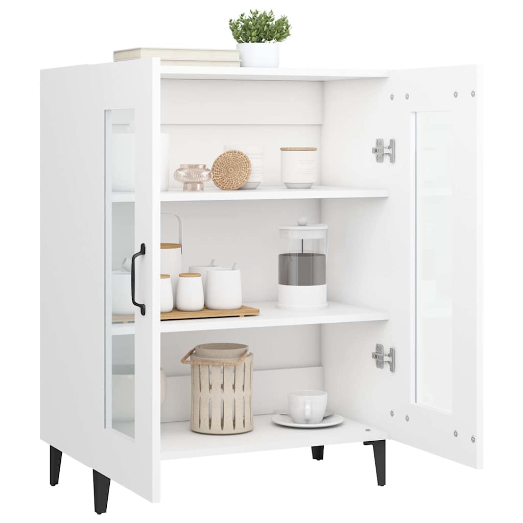 Sideboard White 69,5x34x90 cm Engineered Wood