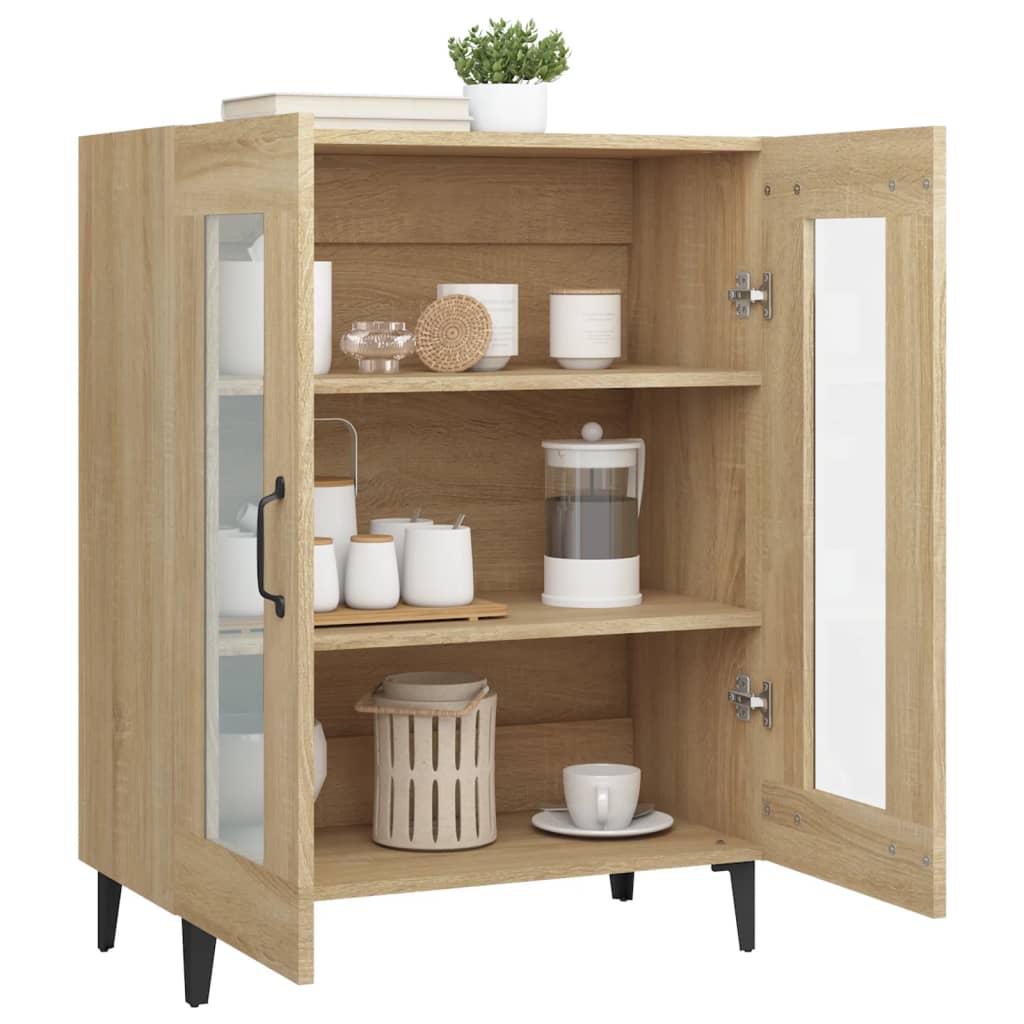 Sideboard Sonoma Oak 69.5x34x90 cm Engineered Wood