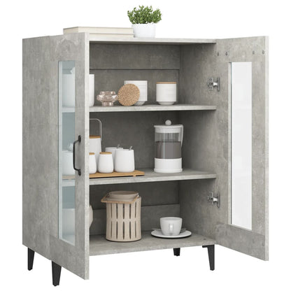 Sideboard Concrete Grey 69.5x34x90 cm Engineered Wood