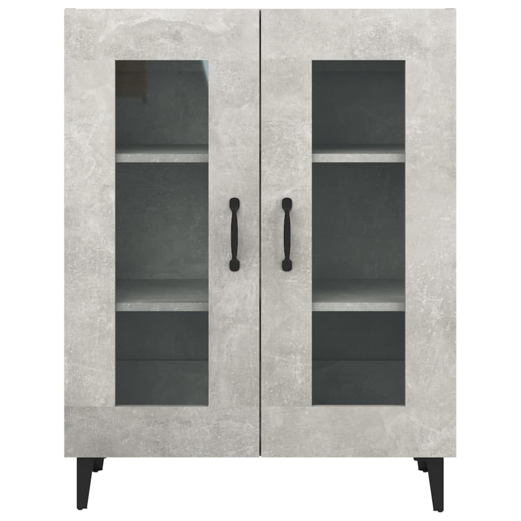 Sideboard Concrete Grey 69.5x34x90 cm Engineered Wood