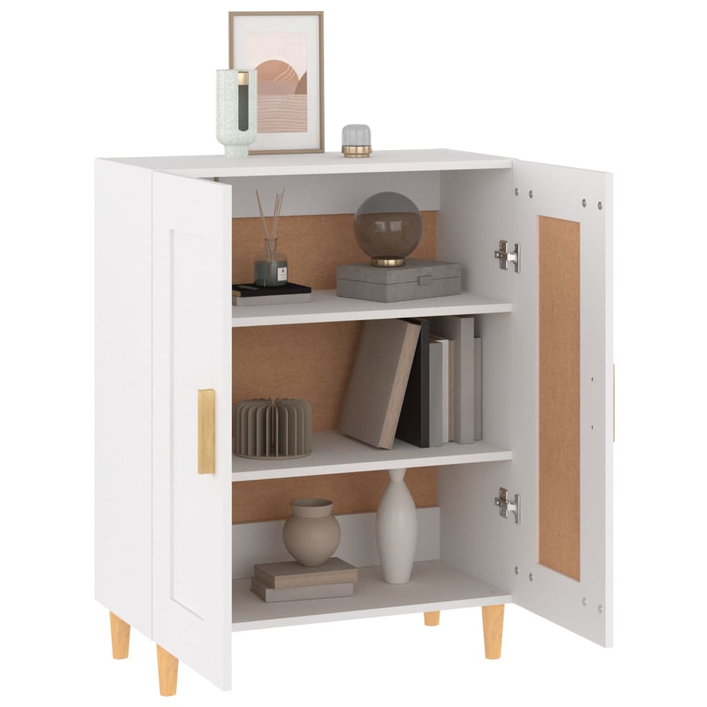 Sideboard White 69.5x34x90 cm Engineered Wood
