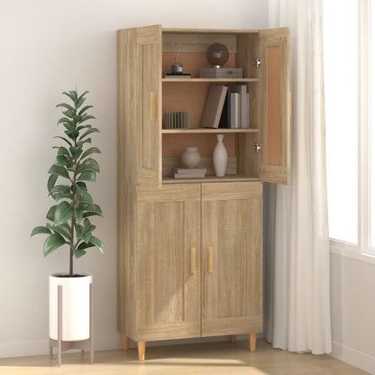 Sideboard Sonoma Oak 69.5x34x90 cm Engineered Wood