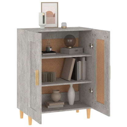 812136 vidaXL Sideboard Concrete Grey 69,5x34x90 cm Engineered Wood