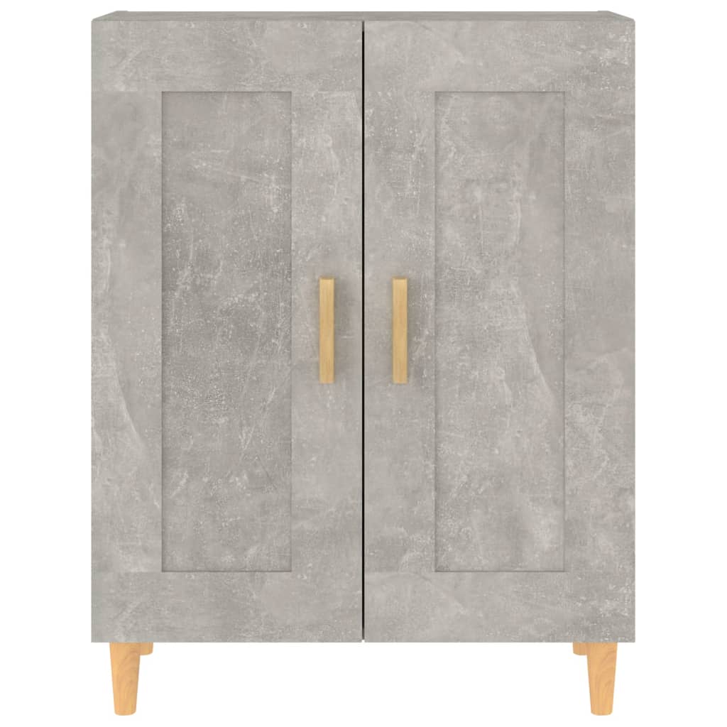 Sideboard | Concrete grey | Engineered wood, solid eucalyptus wood