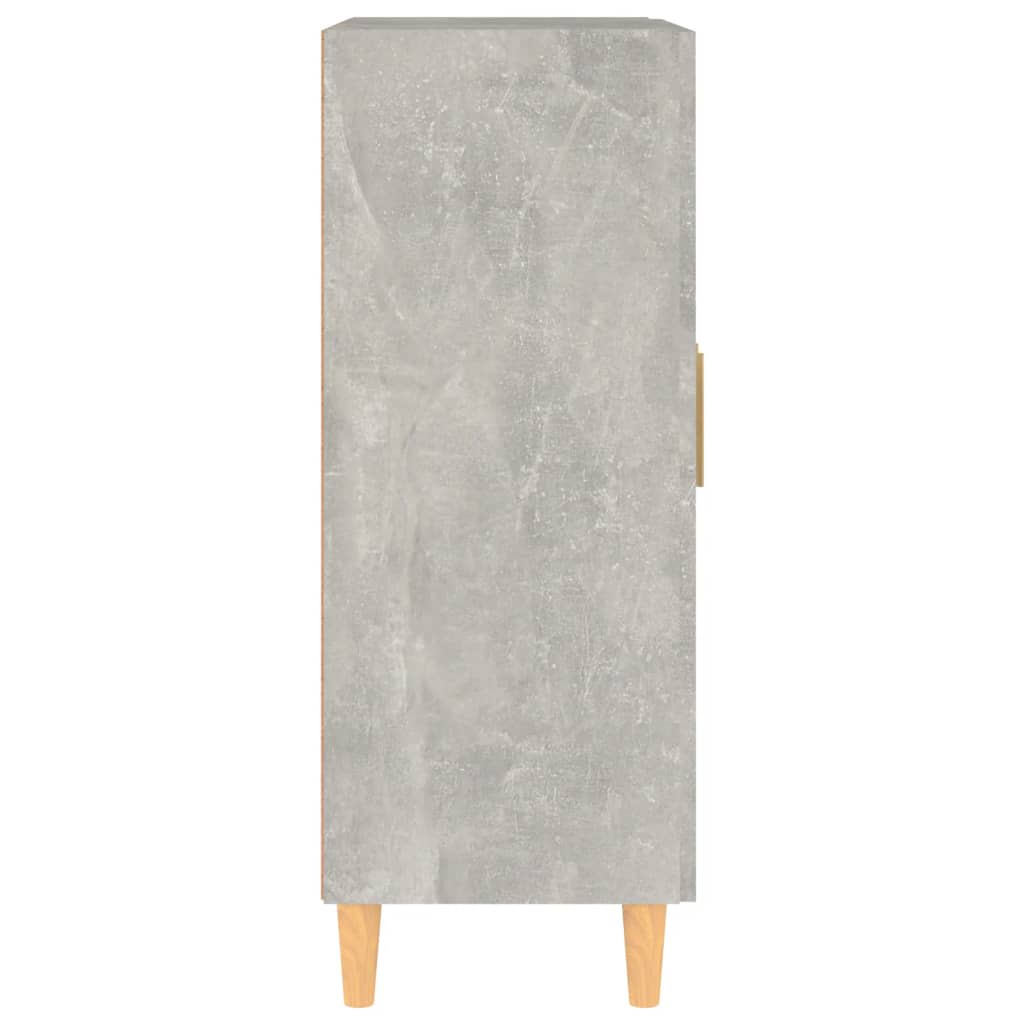 Sideboard | Concrete grey | Engineered wood, solid eucalyptus wood