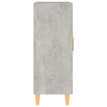 812136 vidaXL Sideboard Concrete Grey 69,5x34x90 cm Engineered Wood