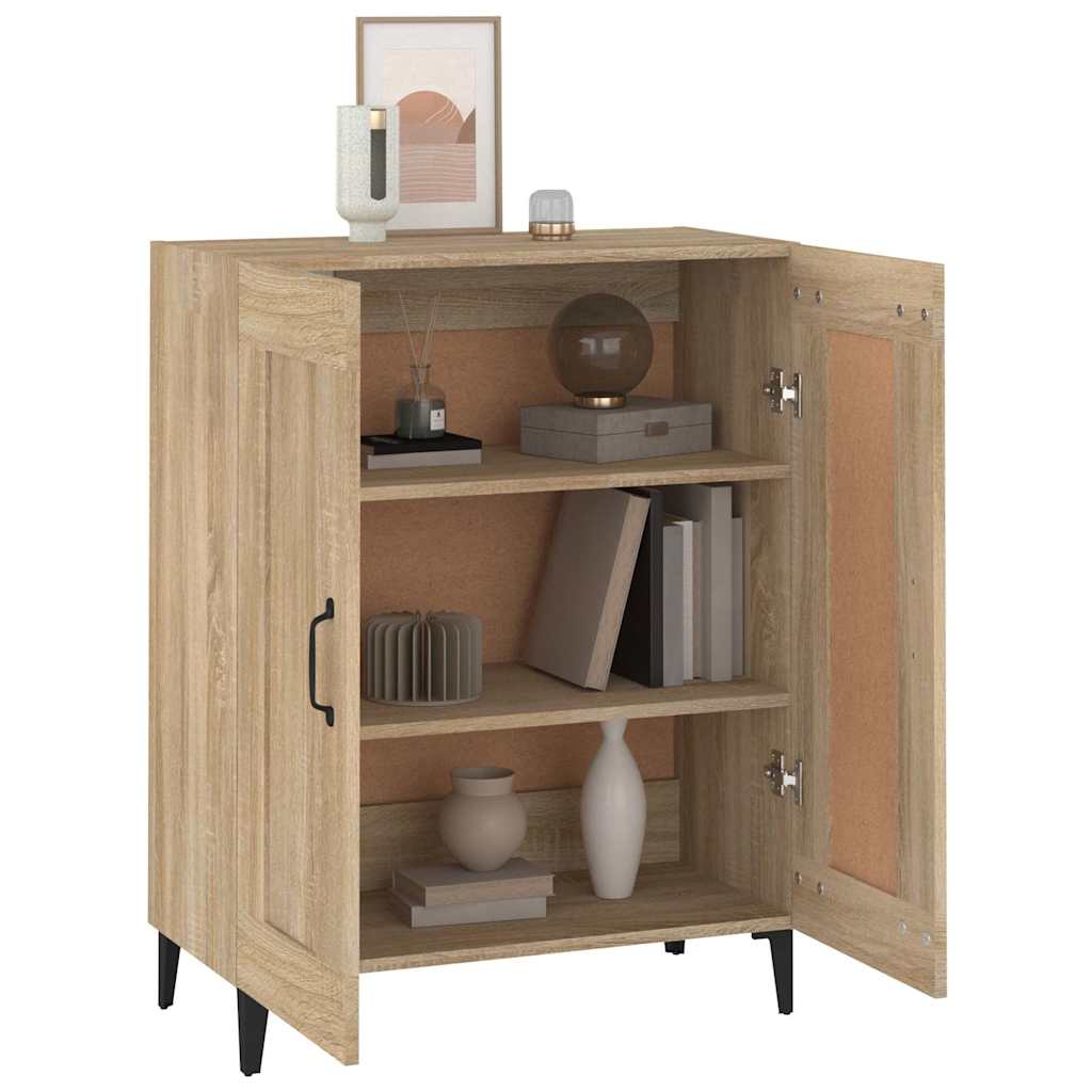 812144 vidaXL Sideboard Sonoma Oak 69,5x34x90 cm Engineered Wood