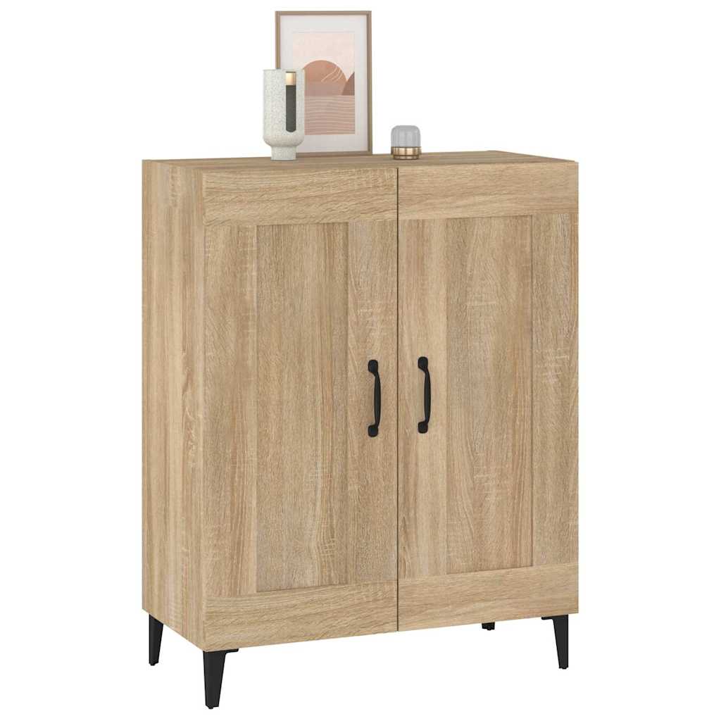 812144 vidaXL Sideboard Sonoma Oak 69,5x34x90 cm Engineered Wood