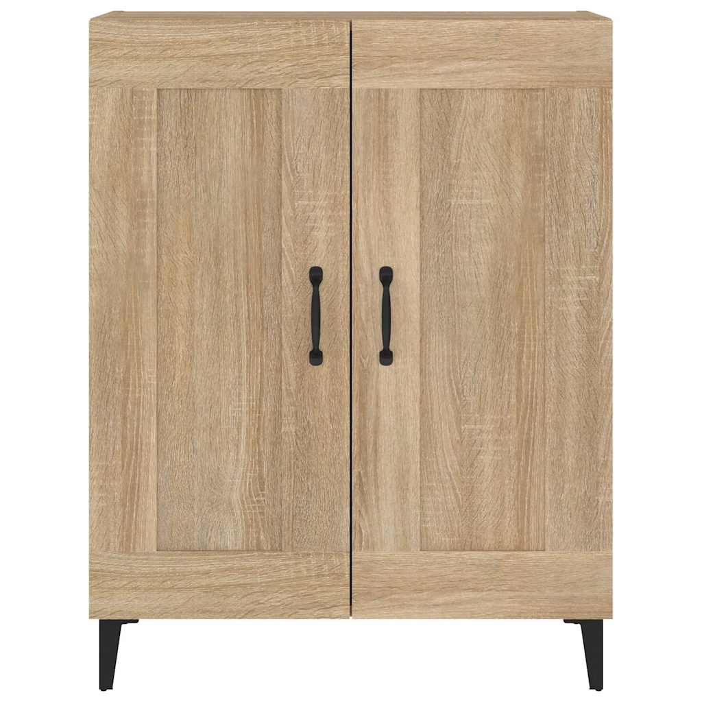 812144 vidaXL Sideboard Sonoma Oak 69,5x34x90 cm Engineered Wood
