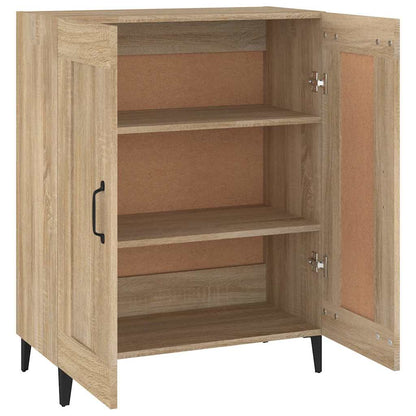 812144 vidaXL Sideboard Sonoma Oak 69,5x34x90 cm Engineered Wood