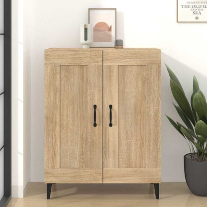 812144 vidaXL Sideboard Sonoma Oak 69,5x34x90 cm Engineered Wood
