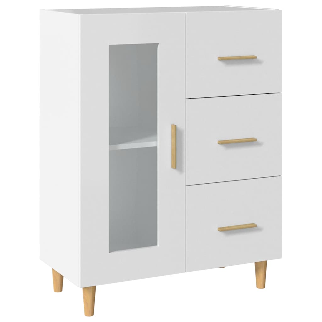 Sideboard White 69,5x34x90 cm Engineered Wood