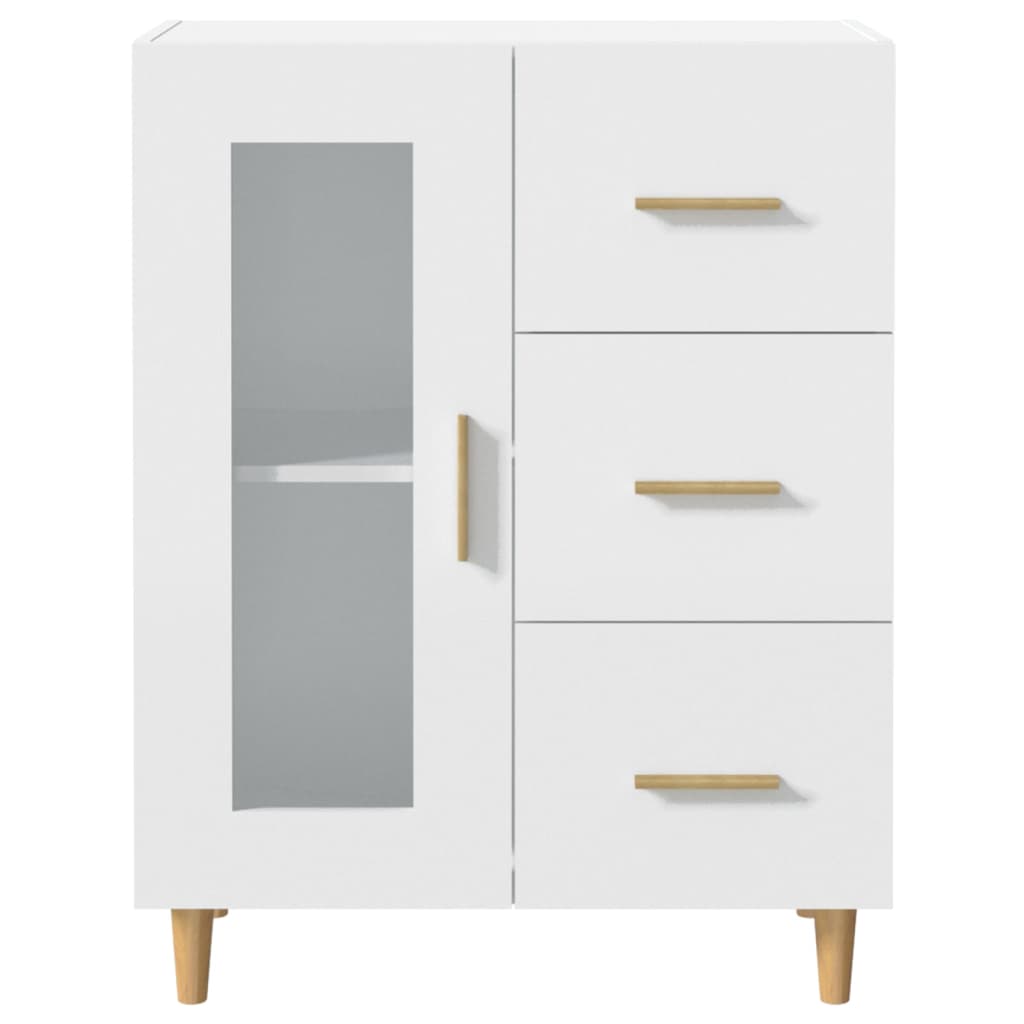 Sideboard White 69,5x34x90 cm Engineered Wood