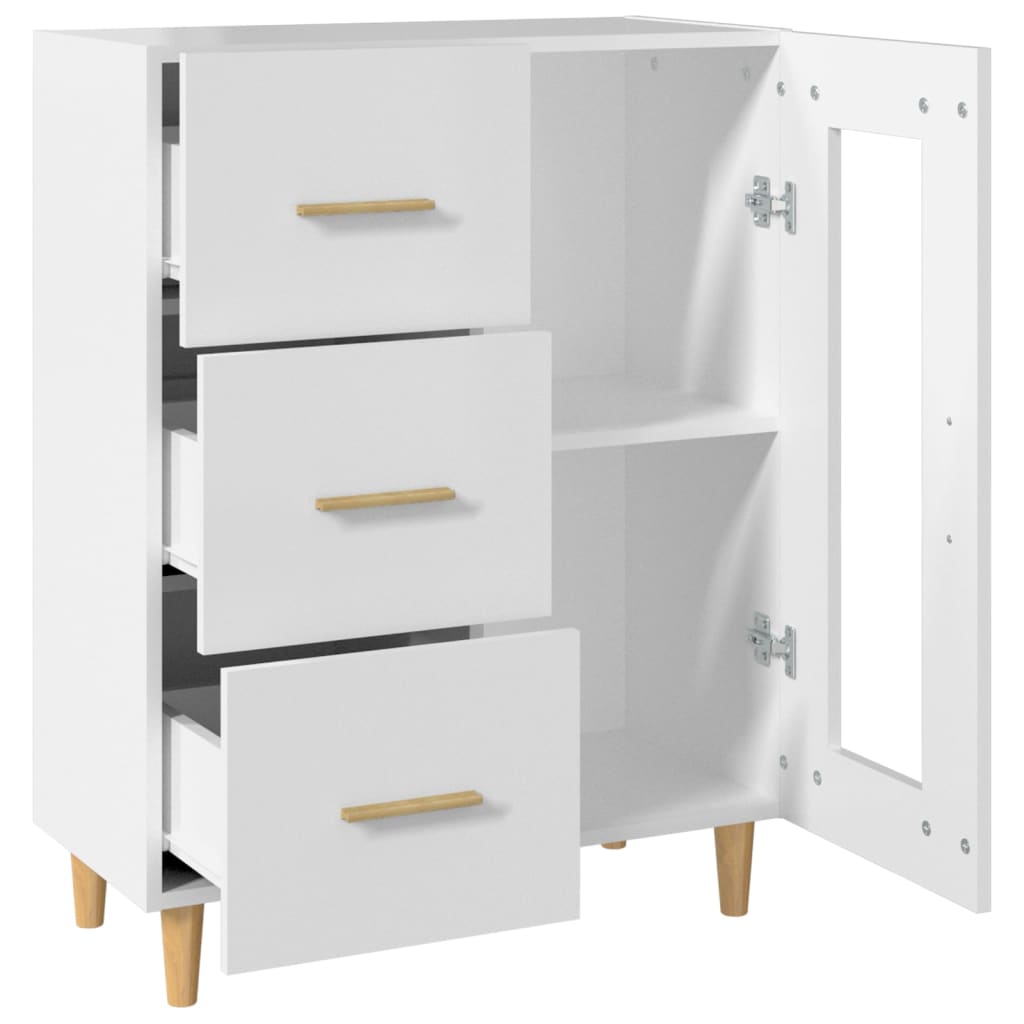 Sideboard White 69,5x34x90 cm Engineered Wood